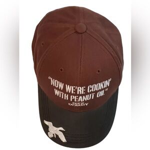 Authentic Duck Dynasty Now We're Cookin' Brown Adjustable Cap Hat A&E